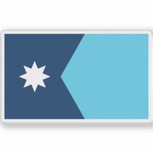 Adesivo Bandeira do Minnesota