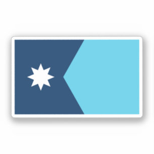 Adesivo Bandeira do Minnesota