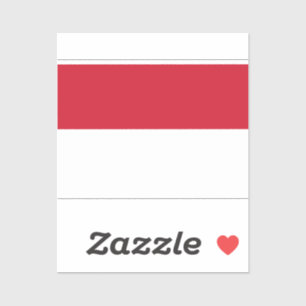 Adesivo Bandeira do Mônaco Sticker