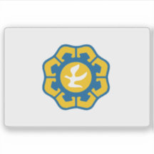 Bandeira do município de Nicósia (Lefkosia), Chipr