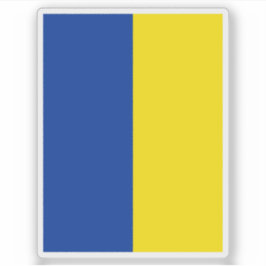 Adesivo Bandeira do município de Triesenberg, Liechtenstei