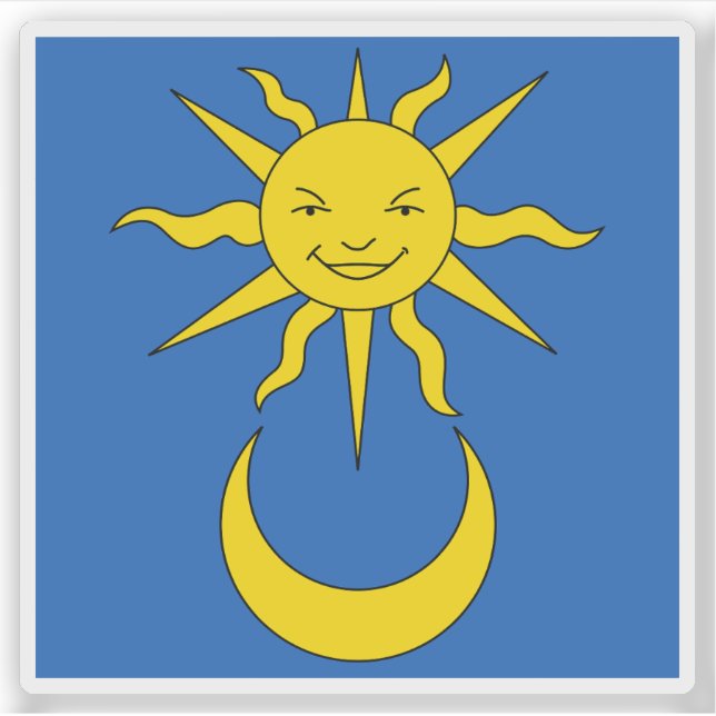 Adesivo Bandeira do neto, Suiça (Frente)