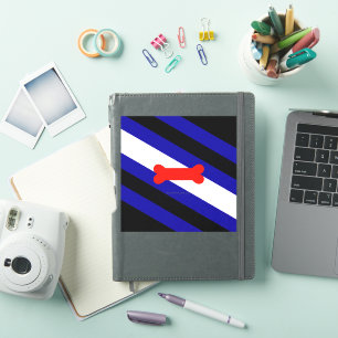 Adesivo Bandeira do orgulho canino da SlipperyJoe expressa