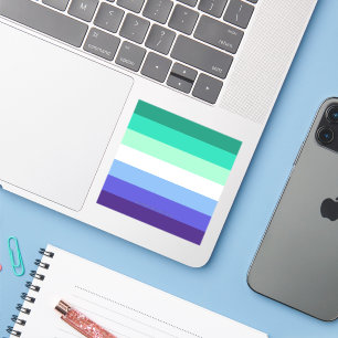 Adesivo Bandeira do Orgulho Gay Trans-Inclusivo de Slipper