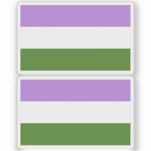 Adesivo Bandeira do Orgulho Queer