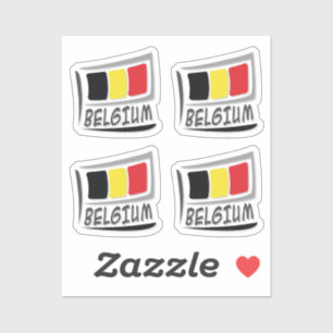 Adesivo Bandeira do Orgulho X da Bélgica