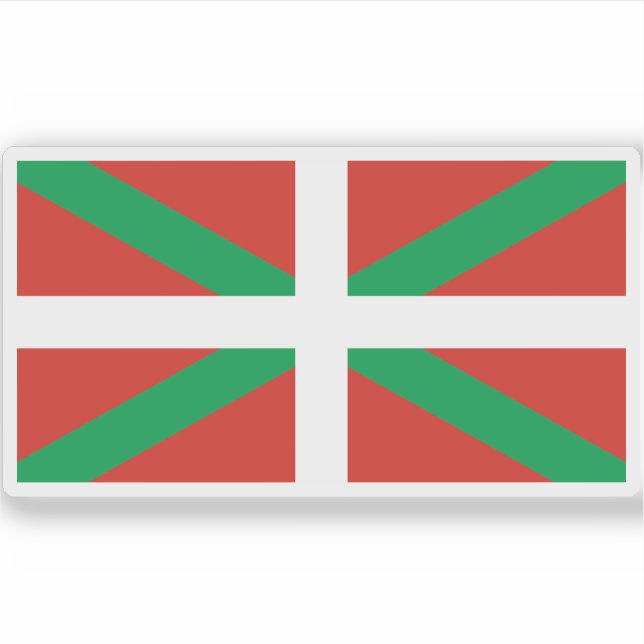 Adesivo Bandeira do País Basco (Frente)