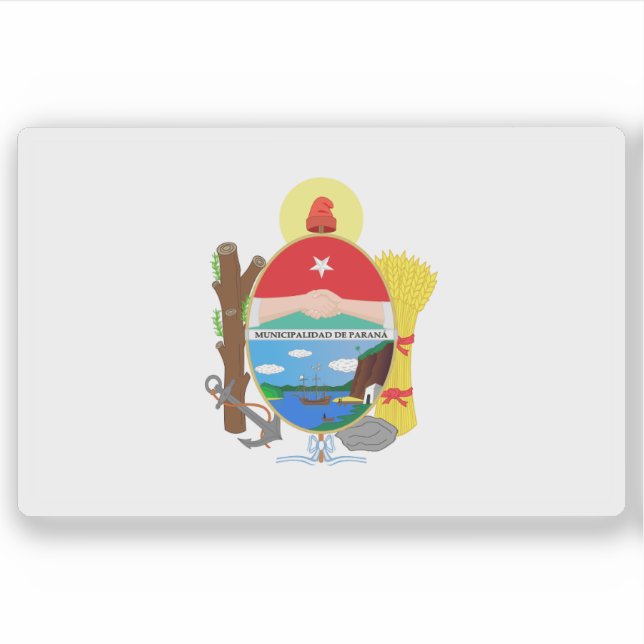 Adesivo Bandeira do Paraná, Argentina (Frente)