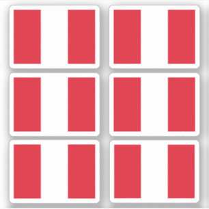 Adesivo Bandeira do Peru