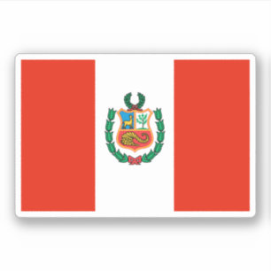 Adesivo Bandeira do Peru
