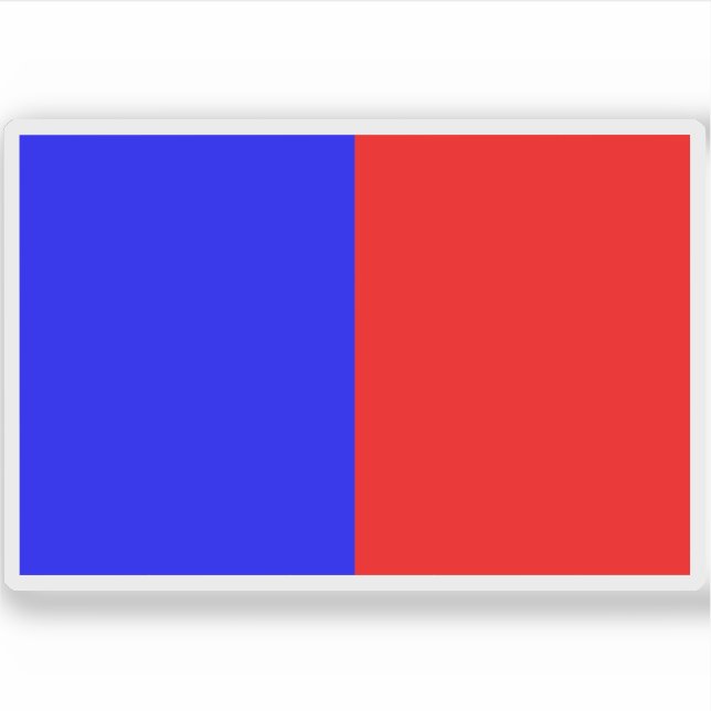 Adesivo Bandeira do Petite-Synthe, Nord (Frente)