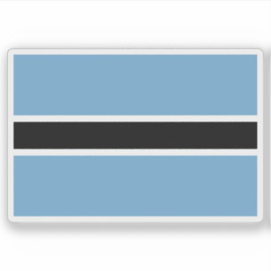 Adesivo Bandeira do povo Batswana, Rep. da África do Sul