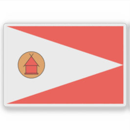 Adesivo Bandeira do povo Merina, Madagascar