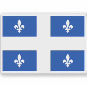 Adesivo Bandeira do Quebec