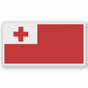 Adesivo Bandeira do Reino de Tonga