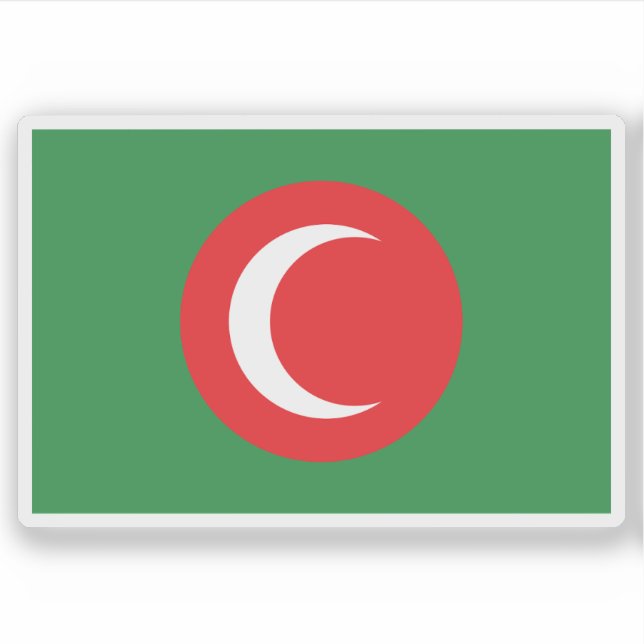 Adesivo Bandeira do Reino do Curdistão (1922-1924) (Frente)