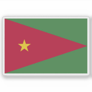 Adesivo Bandeira do Suriname (proposta 2)