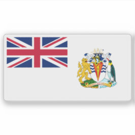 Adesivo Bandeira do Território Antártico Britânico, Antárt