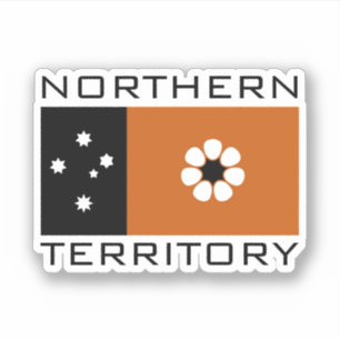 Adesivo Bandeira do Território Norte (AUSTRÁLIA)