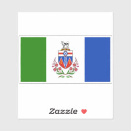 Adesivo Bandeira do Território Yukon