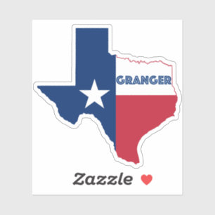 Adesivo Bandeira do Texas Granger