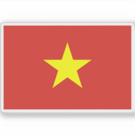 Adesivo Bandeira do Vietname