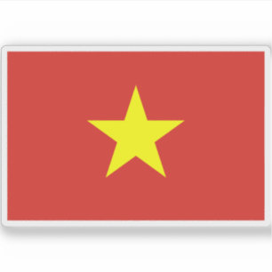 Adesivo Bandeira do Vietname