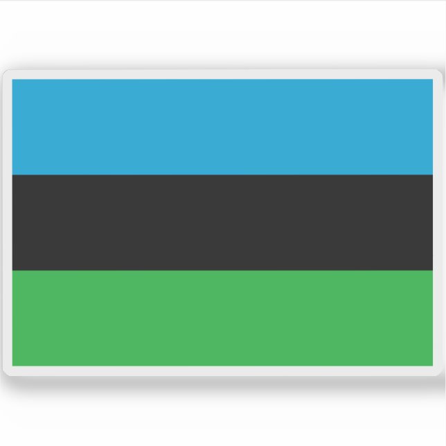 Adesivo Bandeira do Zanzibar (Janeiro-Abril de 1964), Áfri (Frente)