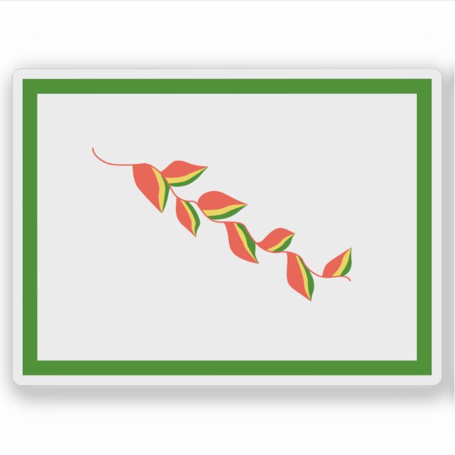 Adesivo Bandeira dos bolivianos orientais nativos v2, Amér (Frente)