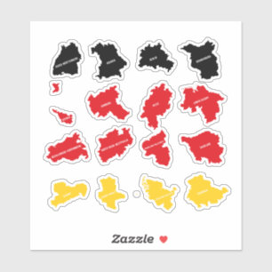 Adesivo Bandeira dos Estados Alemães