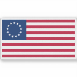 Adesivo Bandeira dos Estados Unidos - Betsy Ross (1792)