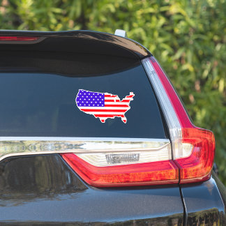 Adesivo Bandeira dos EUA País Patriótico Americano