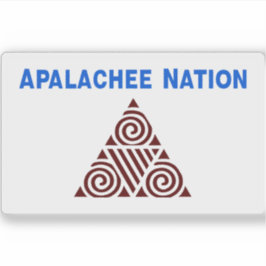 Adesivo Bandeira dos povos Apalachee, EUA