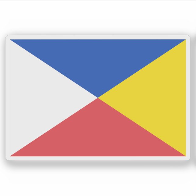 Adesivo Bandeira dos povos maias, México (Frente)