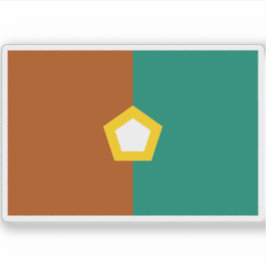 Adesivo Bandeira dos povos Ninilchik, EUA