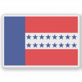 Adesivo Bandeira dos povos Tuamotu, Polinésia, Oceânia