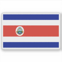Bandeira estatal da Costa Rica com emblem (1998-ho
