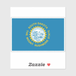 Adesivo Bandeira estatal da Dakota do Sul