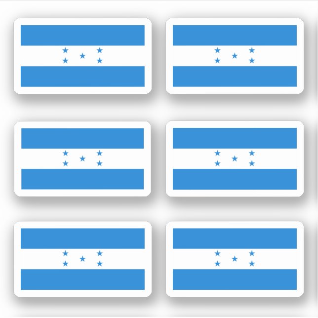 Adesivo bandeira hondurenha (Frente)