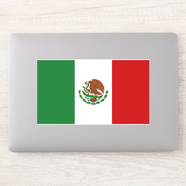 Adesivo Bandeira mexicana (Computador)