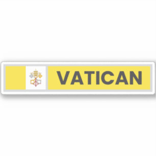 Adesivo Bandeira Nacional vaticano