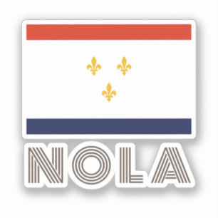 Adesivo bandeira Nova Orleans