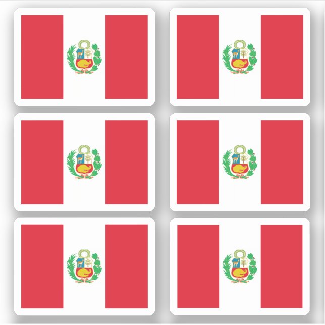 Adesivo Bandeira peruana (Frente)