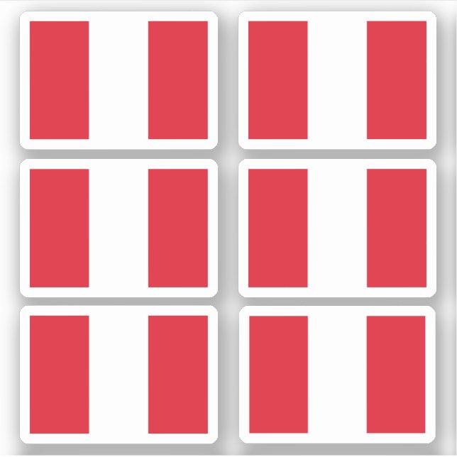 Adesivo Bandeira peruana (Frente)