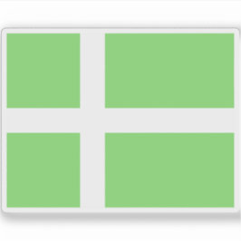 Adesivo Bandeira proposta da Gronelândia (1984)