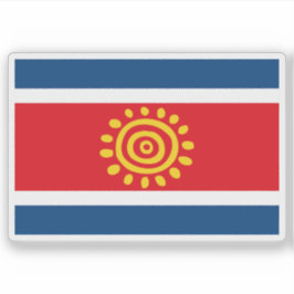 Adesivo Bandeira proposta de Angola (2003)