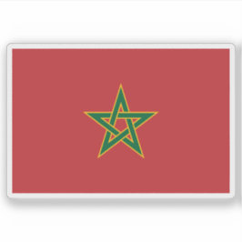 Adesivo Bandeira real de Marrocos