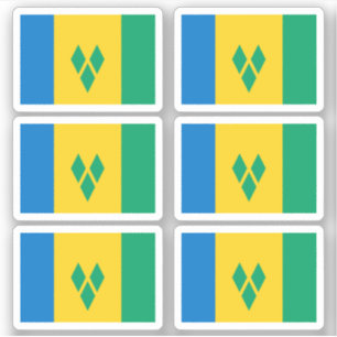 Adesivo bandeira santo Vincentian
