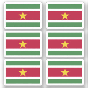 Adesivo Bandeira Surinamesa