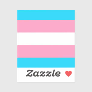 Adesivo Bandeira Transgênero LGBTQIA+